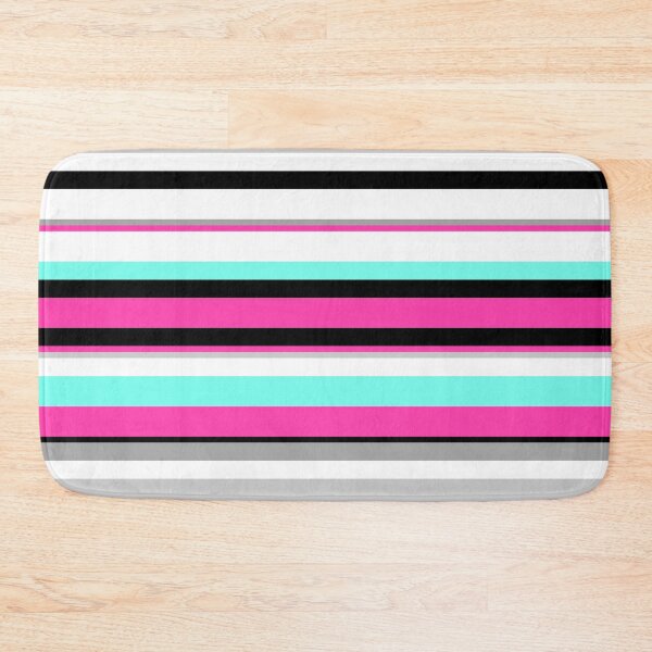 Item preview, Pink and Mint Abstract Horizontal Stripes designed and sold by TwelveParties.