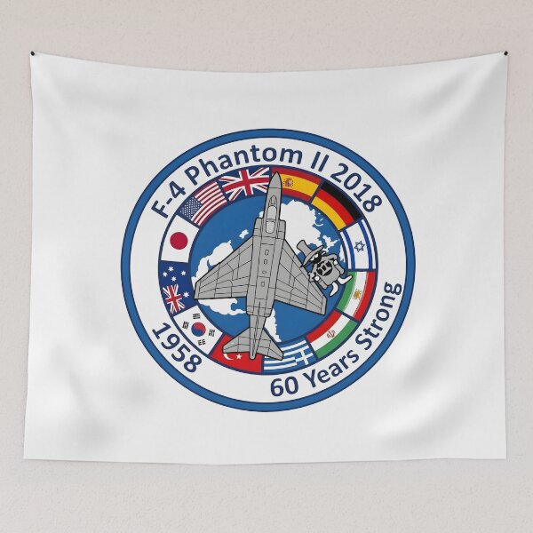 Item preview, F-4 Phantom II 60 Years Anniversary Patch designed and sold by CharlieDesings.
