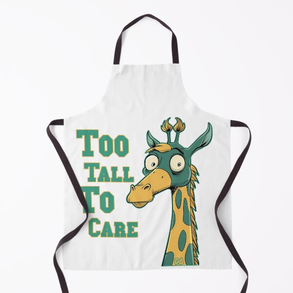 Artikelvorschau, Zu groß, um sich darum zu kümmern – Lustiges Giraffen-Maskottchen – Schrullige Cartoon-Streetwear-Grafik entworfen und verkauft von DesignArtist.ia.