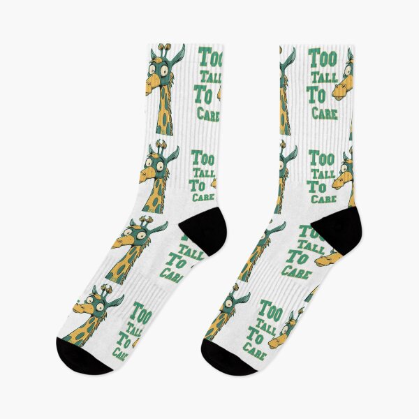 Item preview, Too Tall To Care Funny Giraffe Mascot Quirky Cartoon Streetwear Graphic designed and sold by DesignArtist.ia.