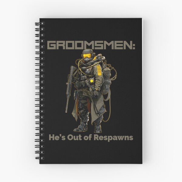 Item preview, Groomsmen: He’s Out of Respawns designed and sold by Boysmom21.