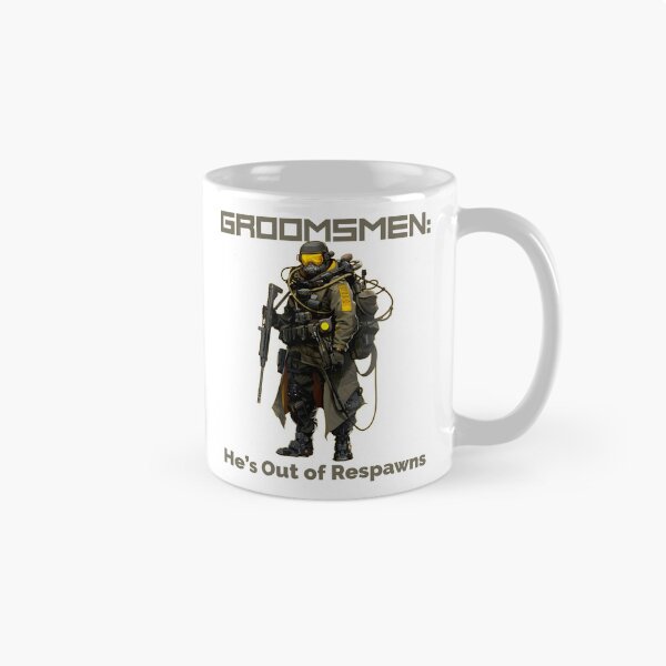 Item preview, Groomsmen: He’s Out of Respawns designed and sold by Boysmom21.