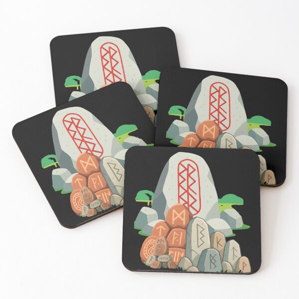 Item preview, Norse Runestones and Ancient Monolith Illustration designed and sold by PLASBIMBUM.