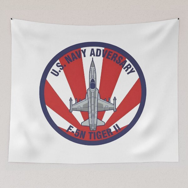 Item preview, U.S. Navy Adversary F-5N Tiger II Emblem designed and sold by CharlieDesings.