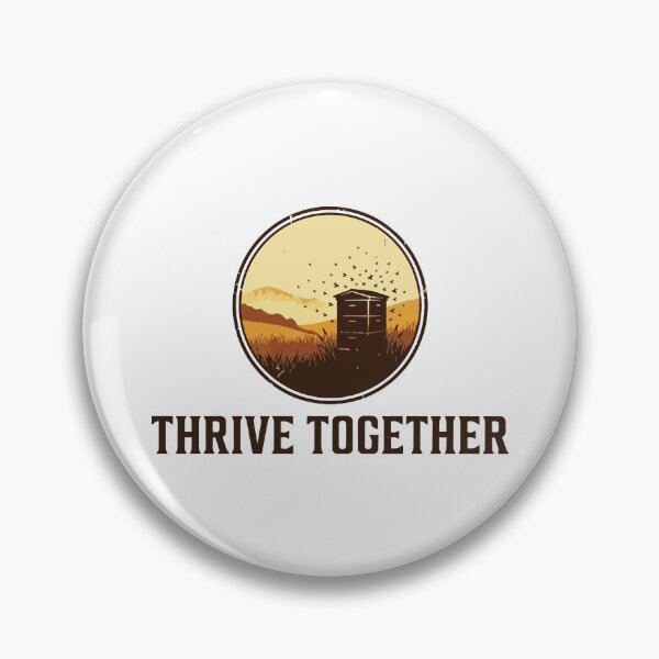 Item preview, Thrive Together - Urban Apiary & Bee Silhouette Art designed and sold by ArcApparel2020.