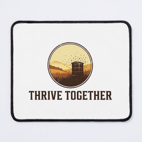 Item preview, Thrive Together - Urban Apiary & Bee Silhouette Art designed and sold by ArcApparel2020.