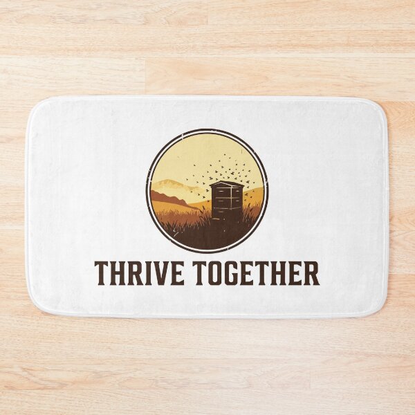 Item preview, Thrive Together - Urban Apiary & Bee Silhouette Art designed and sold by ArcApparel2020.