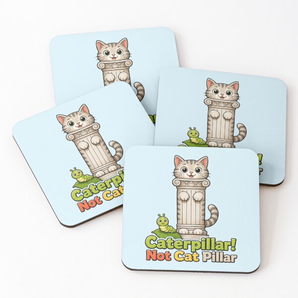 Item preview, Caterpillar Not Cat Pillar Funny Kids Pun Design designed and sold by planetreynolds.