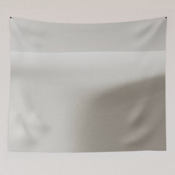 Item preview, Minimalist White Snow Curve | Soft Abstract Winter Landscape Digital Art designed and sold by Midnight Veil Designs.
