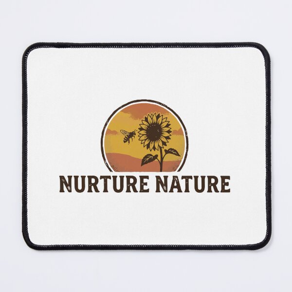 Item preview, Nurture Nature - Vintage Sunflower & Honey Bee Graphic designed and sold by ArcApparel2020.