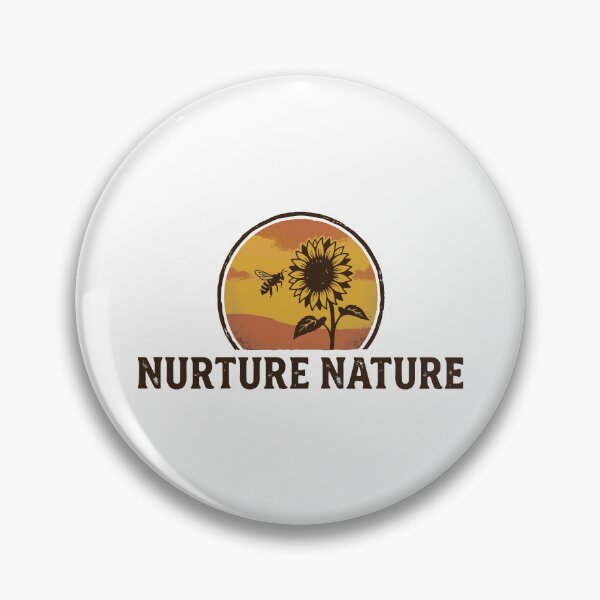 Item preview, Nurture Nature - Vintage Sunflower & Honey Bee Graphic designed and sold by ArcApparel2020.