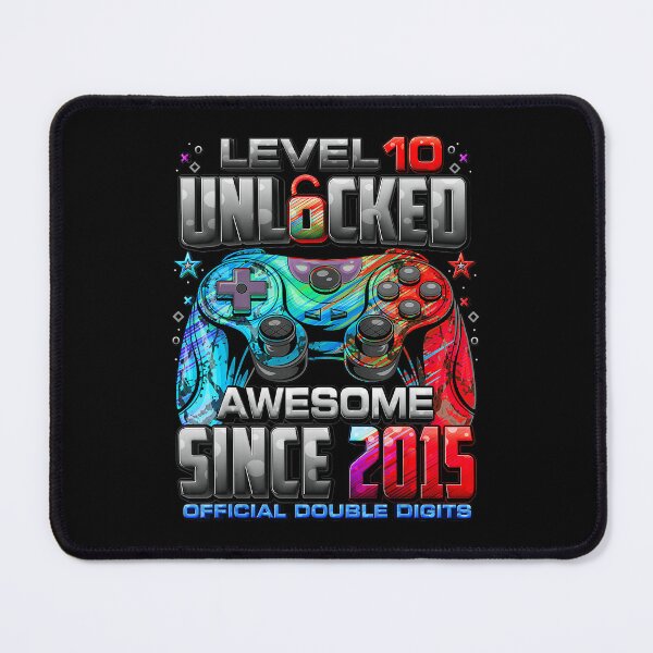 Item preview, Level 10 Unlocked Retro Gaming Birthday Design Since 2015 designed and sold by FGTV2021.