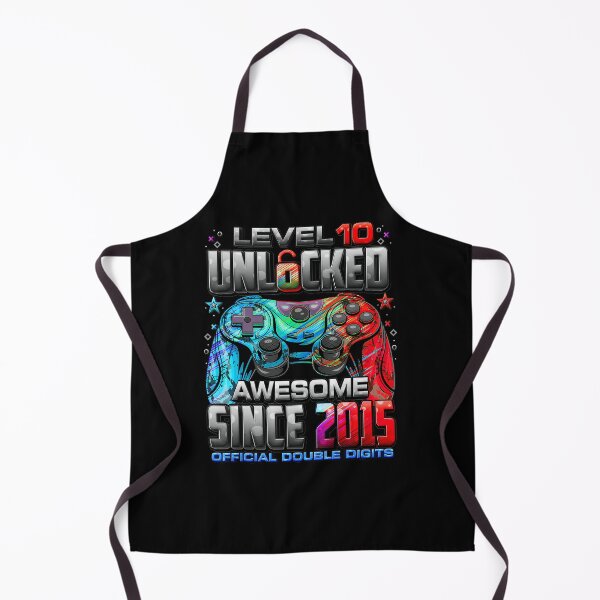 Item preview, Level 10 Unlocked Retro Gaming Birthday Design Since 2015 designed and sold by FGTV2021.