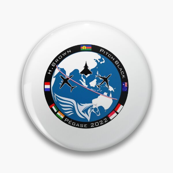 Item preview, Pégase 2022 Pitch Black Exercise Patch designed and sold by CharlieDesings.
