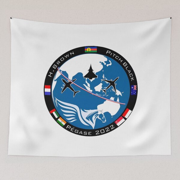 Item preview, Pégase 2022 Pitch Black Exercise Patch designed and sold by CharlieDesings.