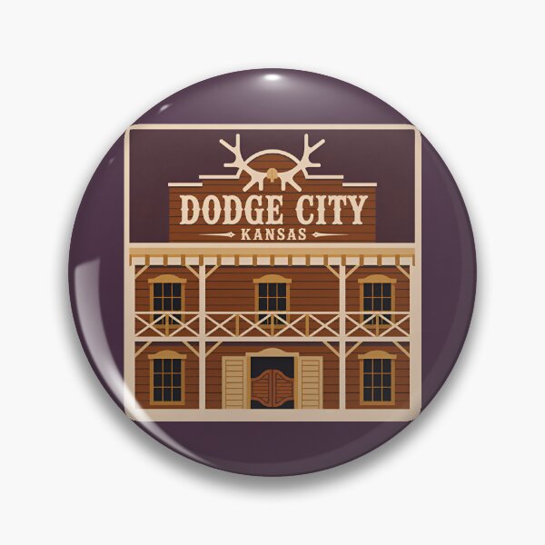 Item preview, Dodge City Kansas designed and sold by Broken Antler Designs .