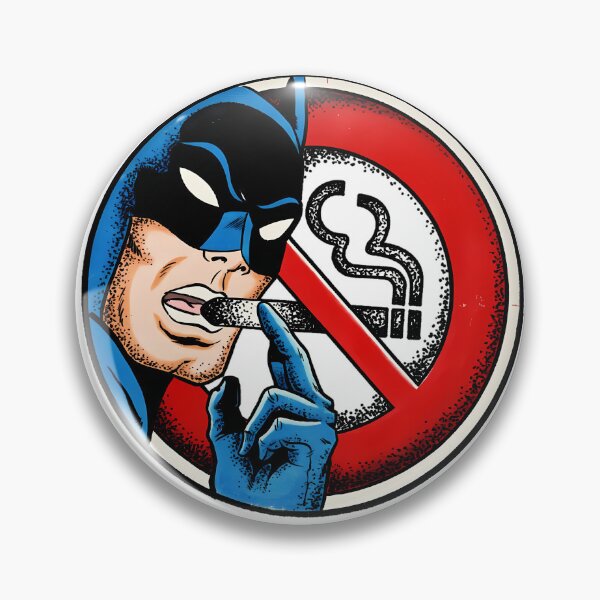 Item preview, Retro Bat man No Smoking Vintage Comic Art designed and sold by Andruzito.