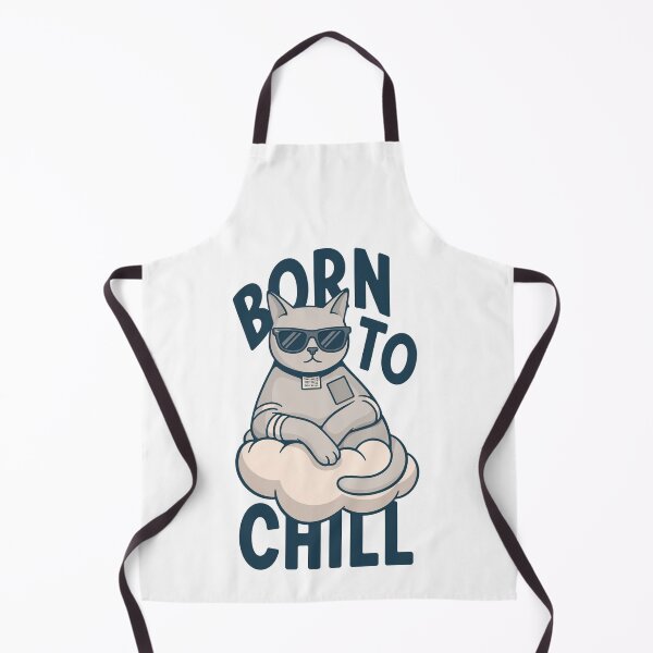 Item preview, Born To Chill Funny Relaxed Cat designed and sold by Carlos Merino Jaime.