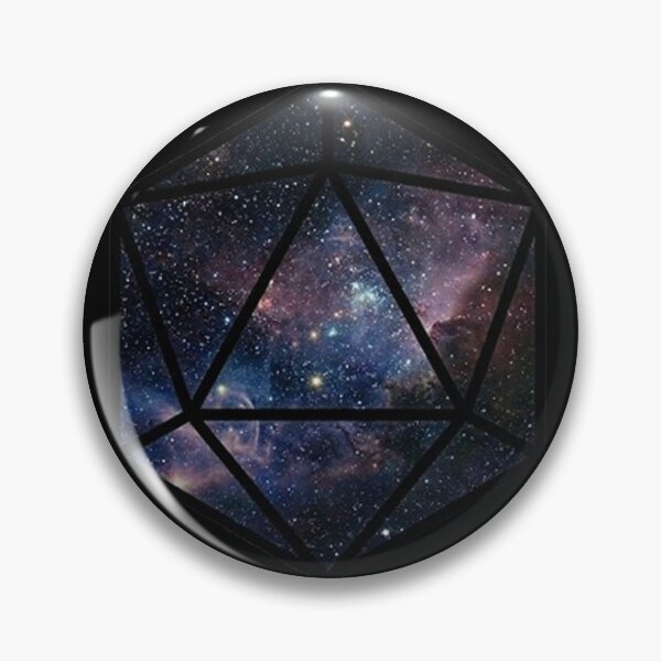 Item preview, Mega D20 Night Sky RPG Sticker designed and sold by AestheticRPG .