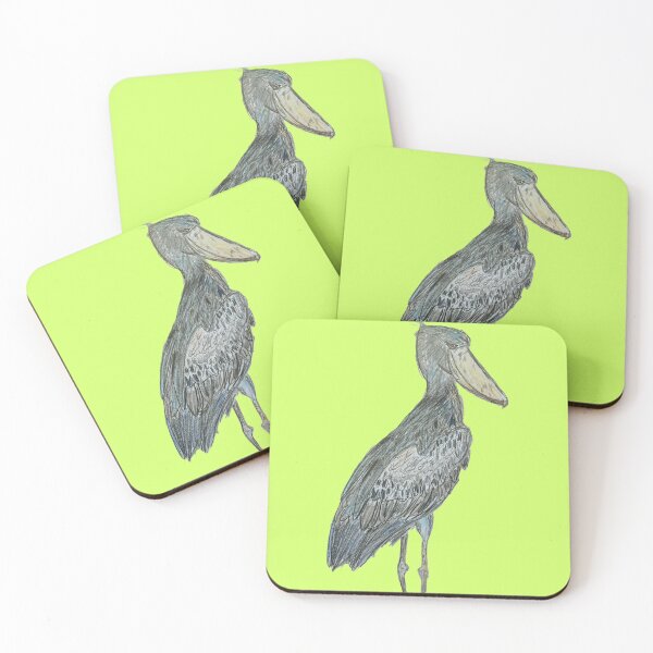Item preview, Shoebill - simple green background designed and sold by woodland-towers.