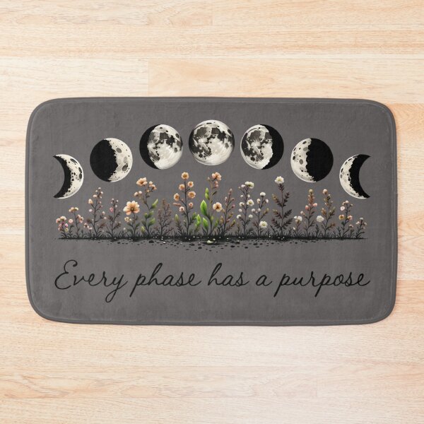 Item preview, Every Phase Has a Purpose | Moon Phases Floral Spiritual Design designed and sold by innerfaith.