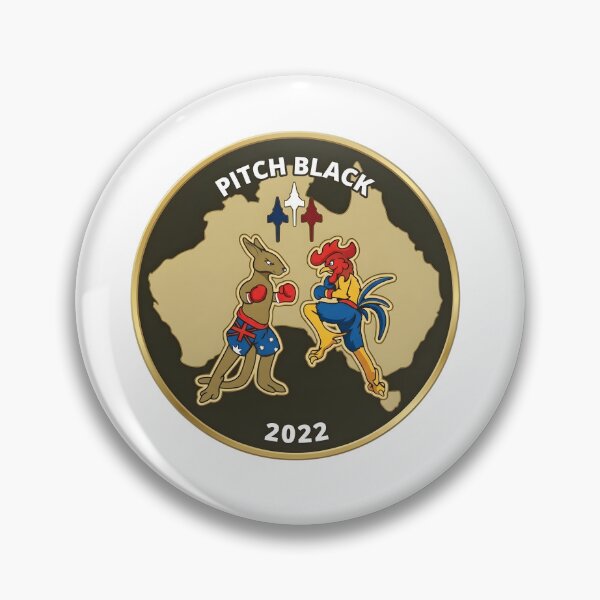 Item preview, Exercise Pitch Black 2022: Australia and France Commemorative Patch designed and sold by CharlieDesings.