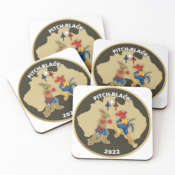 Item preview, Exercise Pitch Black 2022: Australia and France Commemorative Patch designed and sold by CharlieDesings.