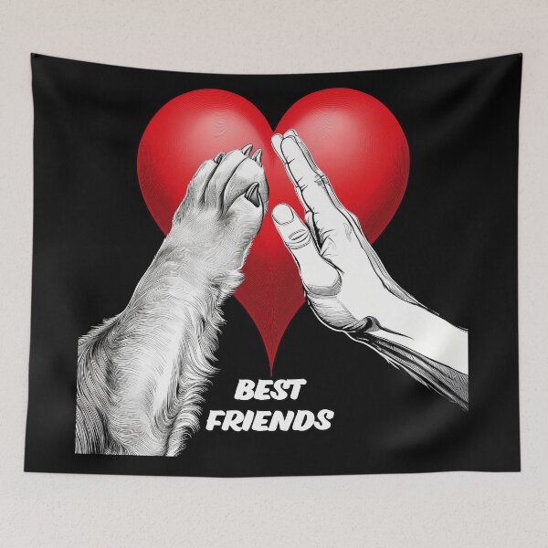Item preview, BEST FRIENDS HEART designed and sold by BIGPIX91011.