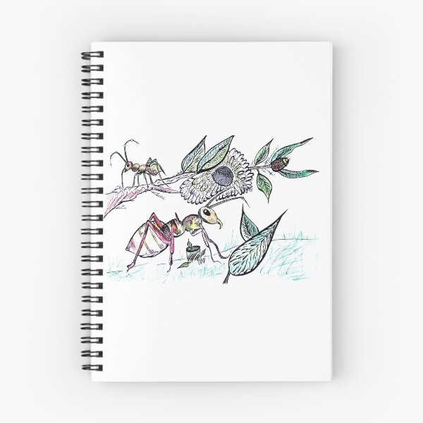 Item preview, Whimsical Ants and Wildflower Branch designed and sold by AsIceAndDesire.