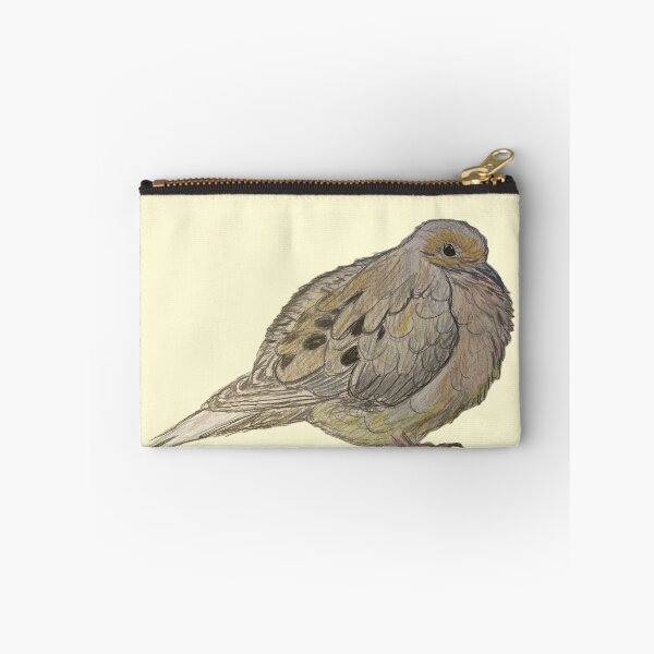 Item preview, Mourning Dove - simple yellow background designed and sold by woodland-towers.