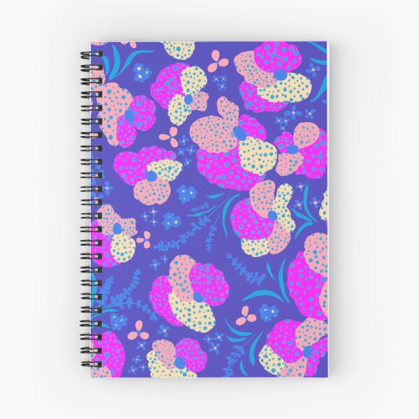 Item preview, Vibrant Midnight Pansy Floral Pattern designed and sold by AneissPiaf.