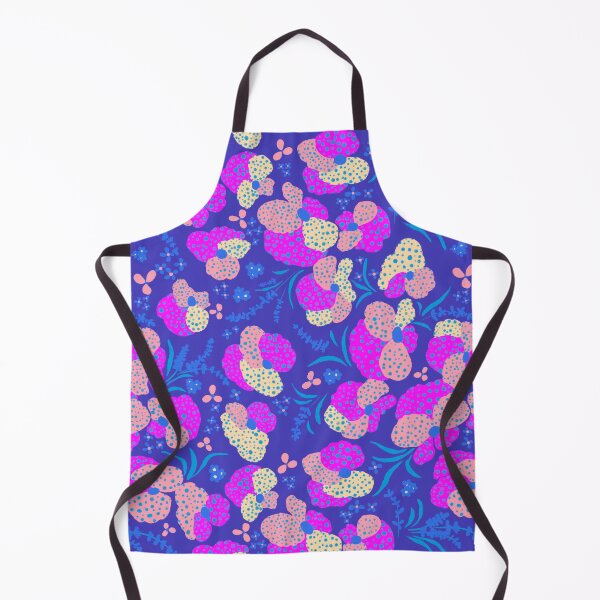 Item preview, Vibrant Midnight Pansy Floral Pattern designed and sold by AneissPiaf.