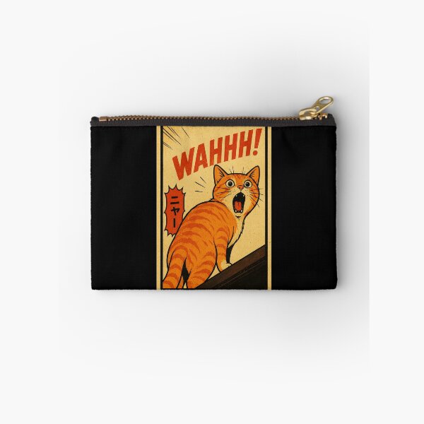 Item preview, Funny Orange Tabby Cat Poster with Retro Manga Panic Energy designed and sold by ferminhays.