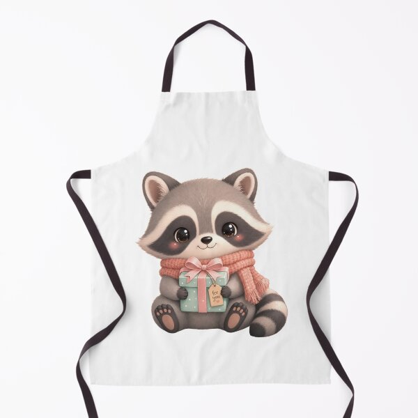 Item preview, Holiday Kawaii Raccoon with Scarf — Pastel Seasonal Mug & Card Design designed and sold by Ashley critters.