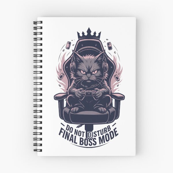 Item preview, Gamer Cat Final Boss Mode Funny designed and sold by Carlos Merino Jaime.