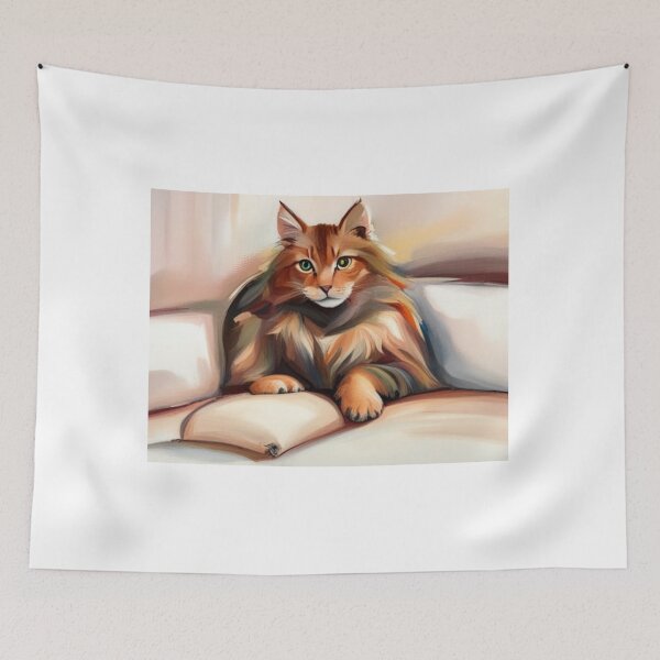 Item preview, Cat on the pillow designed and sold by JerzyCzechon.