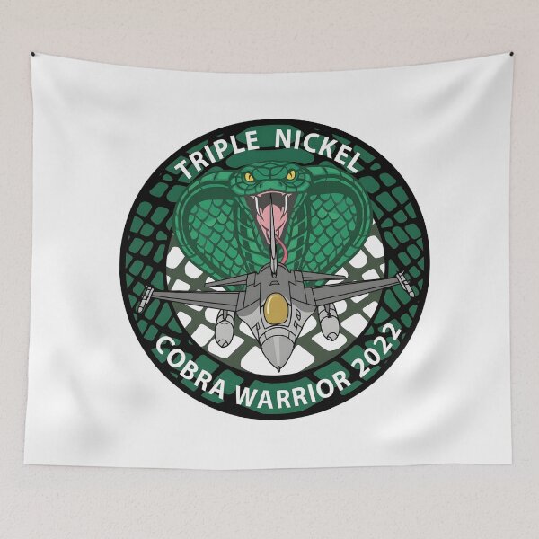 Item preview, Exercise Cobra Warrior 2022: Triple Nickel Commemorative Patch designed and sold by CharlieDesings.