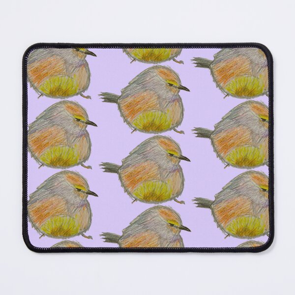 Item preview, White-browed Tit-warbler - simple purple background designed and sold by woodland-towers.