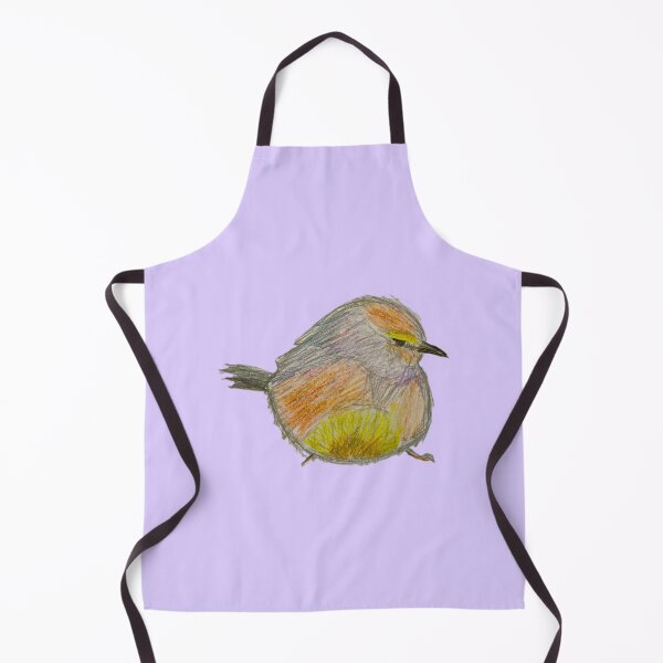 Item preview, White-browed Tit-warbler - simple purple background designed and sold by woodland-towers.
