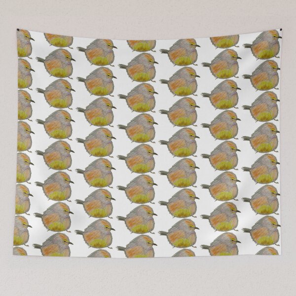 Item preview, White-browed Tit-warbler designed and sold by woodland-towers.