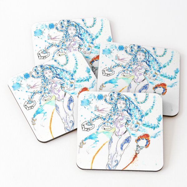 Item preview, Shiva Final Fantasy X designed and sold by Inkhov Art.