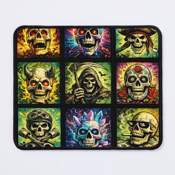 Item preview, Skulls Pop Art Design designed and sold by redsharkuk.