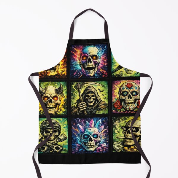 Item preview, Skulls Pop Art Design designed and sold by redsharkuk.