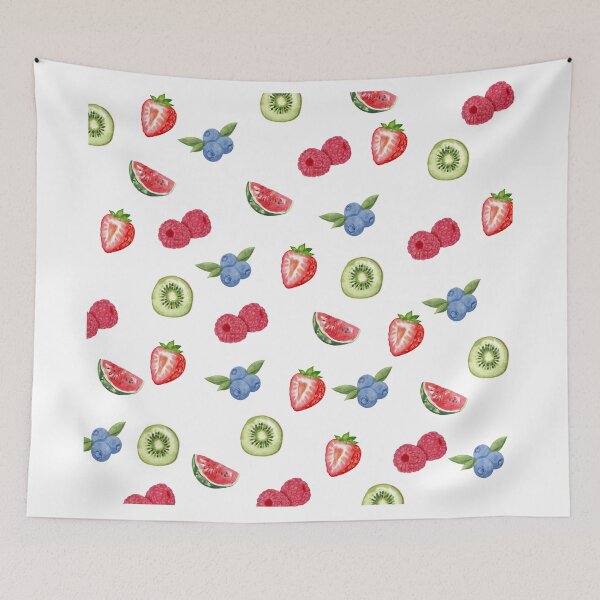 Item preview, Trendy Aesthetic Fruit Pattern designed and sold by TheSundayTheory.