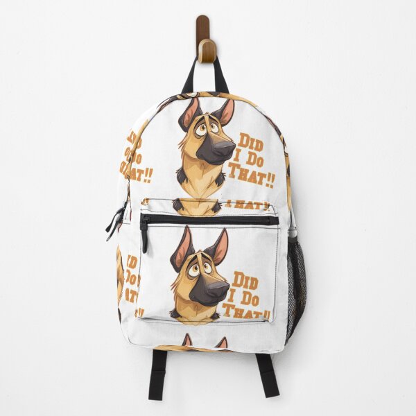 Item preview, Did I Do That Funny German Shepherd Dog Mascot Cartoon Streetwear designed and sold by DesignArtist.ia.