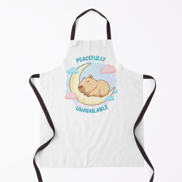 Item preview, Capybara Peacefully Unavailable Sleepy Moon designed and sold by Lily's World.