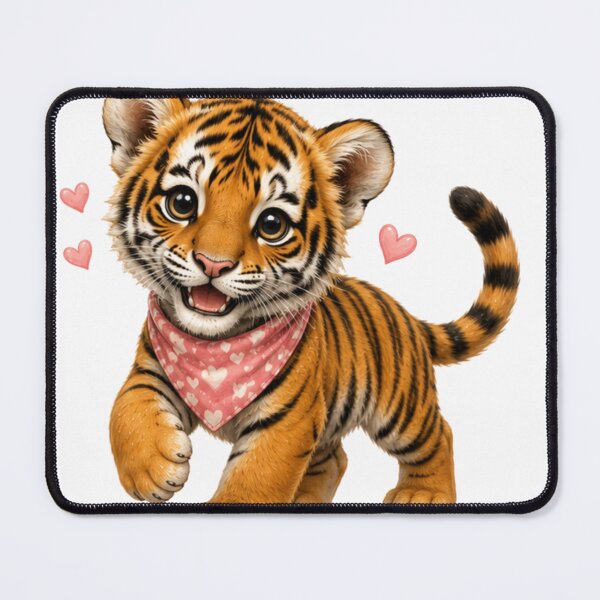 Item preview, baby tiger with scarf designed and sold by Savnyy.