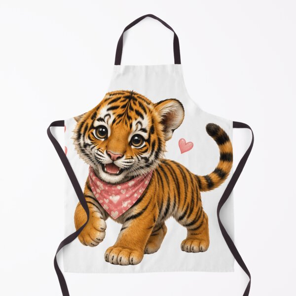 Item preview, baby tiger with scarf designed and sold by Savnyy.