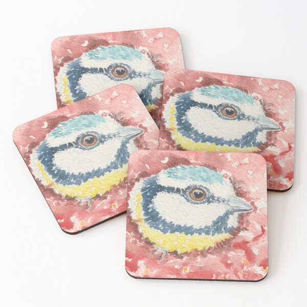 Item preview, Bluetit in a strawberry designed and sold by GiselleSellier.