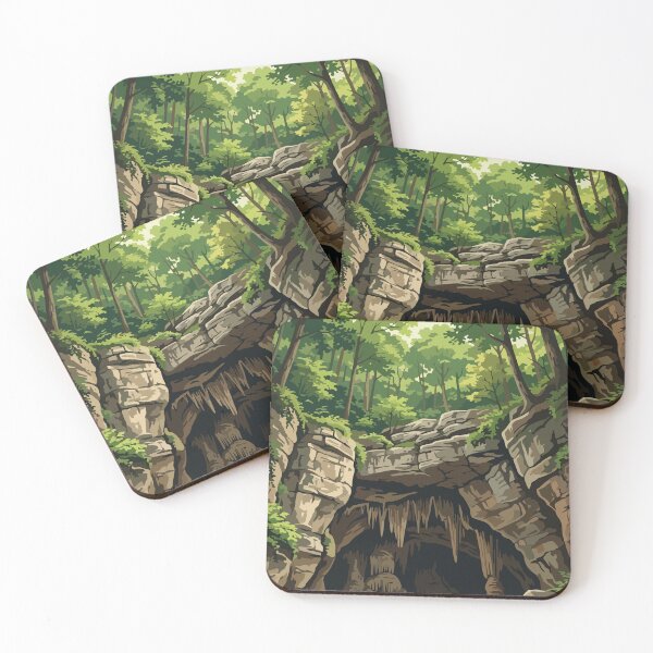 Item preview, Mammoth Cave National Park USA Travel Vintage designed and sold by RareDeerArt.